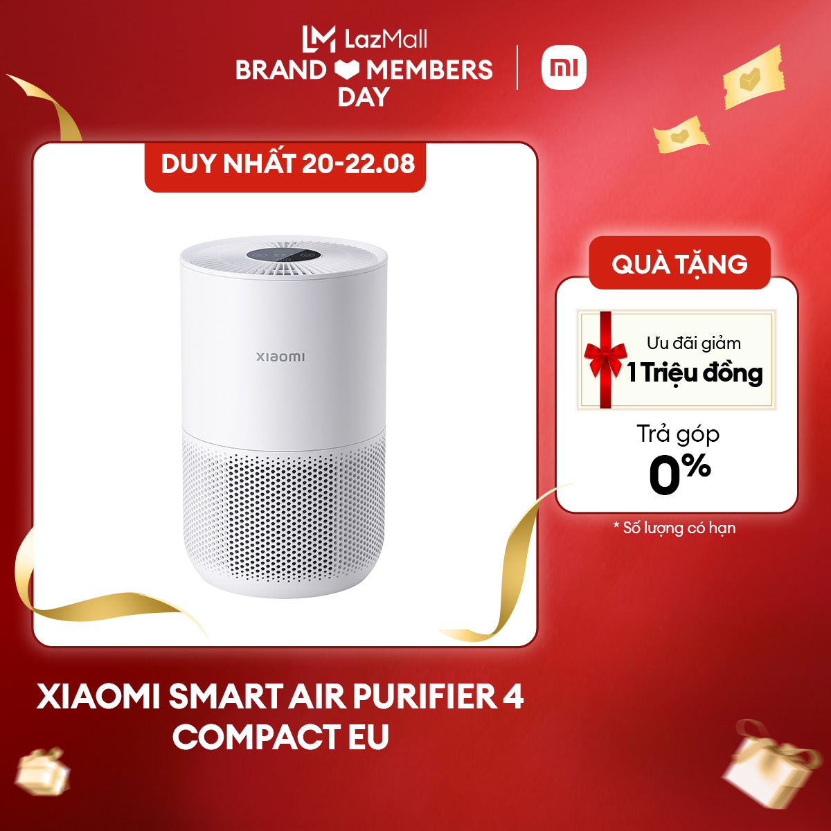 Máy lọc không khí Xiaomi Smart Air Purifier 4 Compact