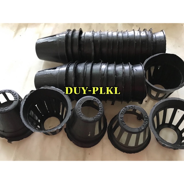 Chậu trồng lan - combo - 50 cái chậu mô trồng lan con : 42cm. chậu trồng lan con. chậu mô.
