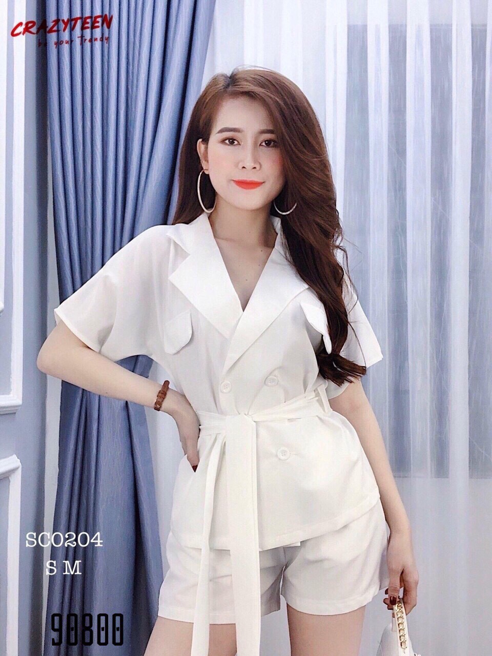 (Kèm hình thật ) Set vest 3 món kèm thắt lưng - cực sang chảnh quý phái - hàng thiết kế cao cấp