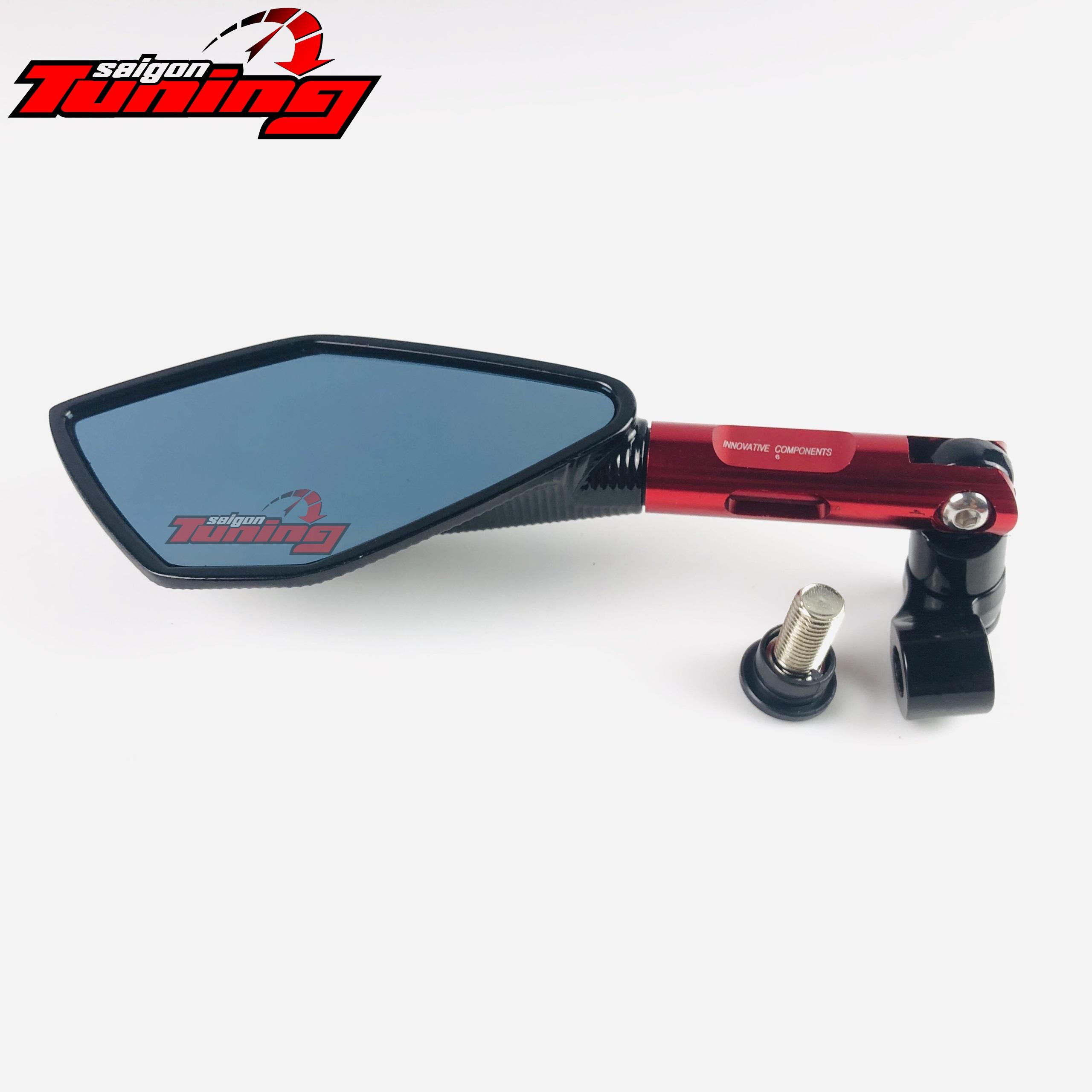 Kính trái chiếu hậu - Màu đỏ Red Saigon Tuning