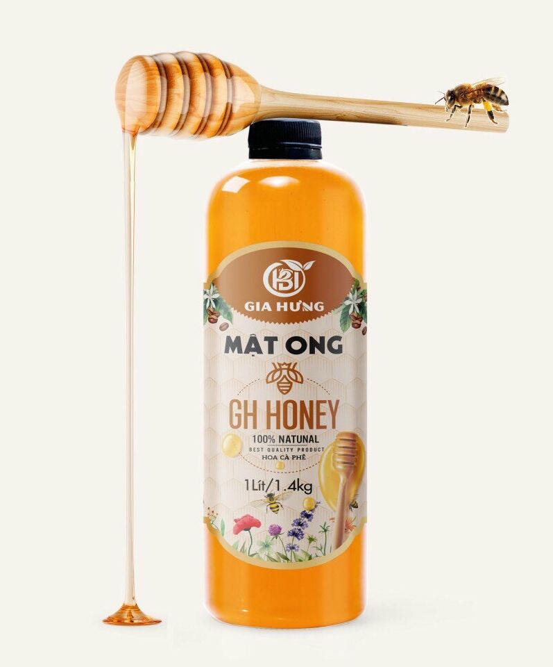 Mật Ong Hoa Cà Phê Nguyên Chất 100%  - Đặc Sản Đắc Lắc