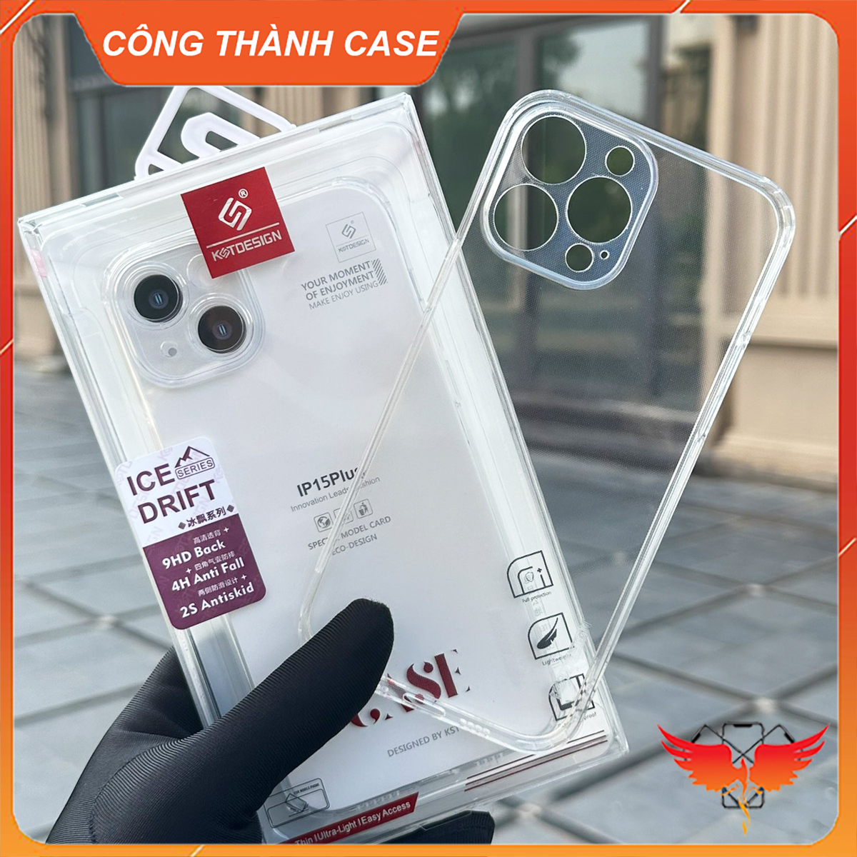 Ốp lưng iPhone TRONG SUỐT DẺO cho iPhone Xsmax, 11 Promax, 12Promax, 13Promax 14Promax 15Promax chính hãng KST Design