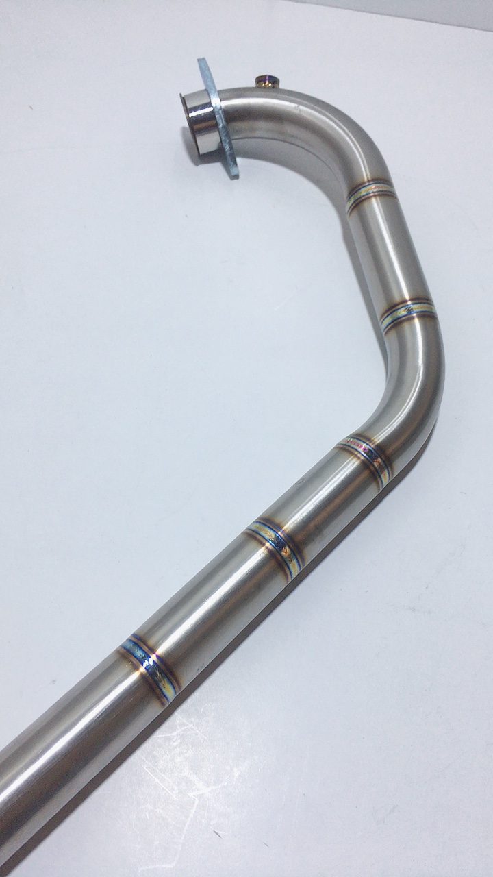 Cổ Pô Titanium gắn pô zin size 32mm dành cho Satria Raider