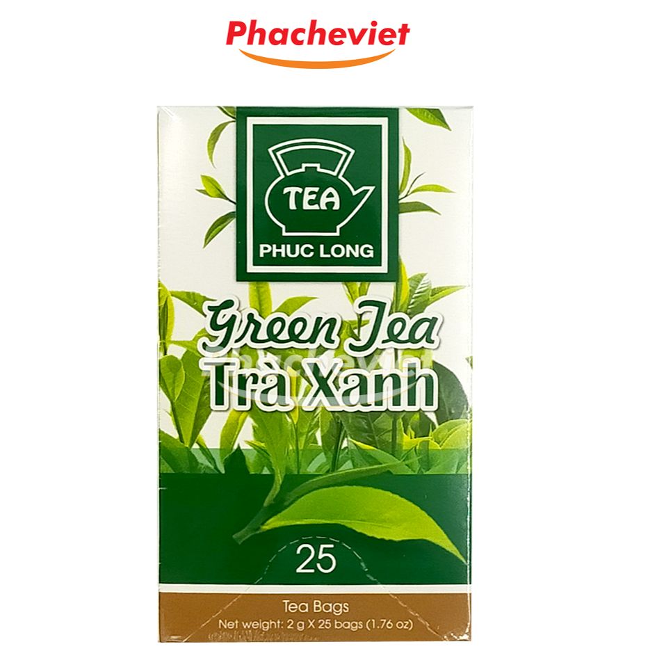 Trà xanh túi lọc phúc long