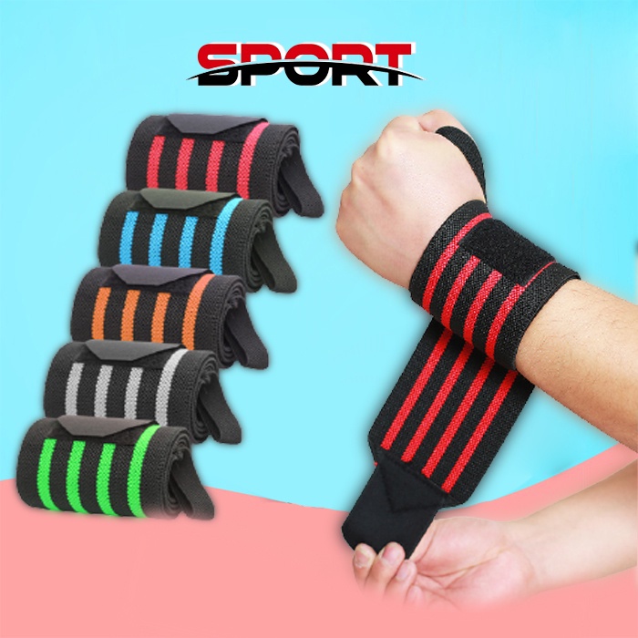 [Nhập RS0722 giảm 30k cho đơn 99k]Quấn Cổ Tay Tập Gym dài 45cm băng quấn cổ tay tập gym cao cấp Một Đôi