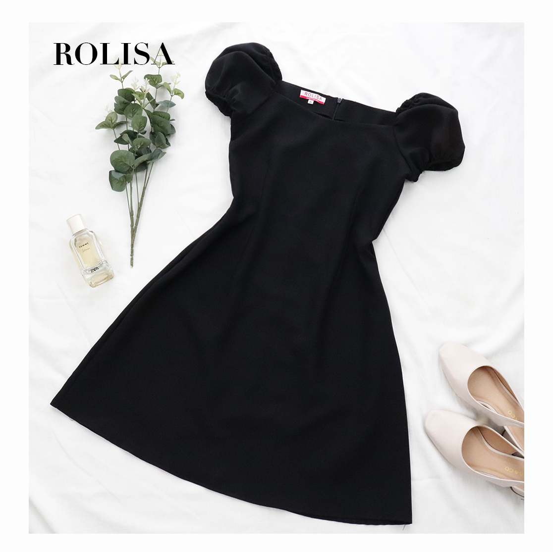 Đầm dự tiệc trễ vai dễ thương ROLISA RD062
