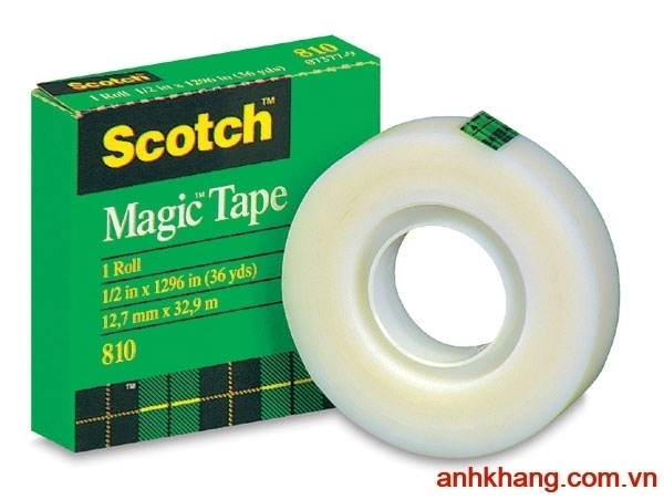 Băng keo 1 mặt 3m scotch magic tape 810