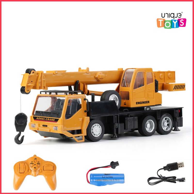 Xe máy cẩu điều khiển từ xa, xe cẩu - máy xúc điều kiển 8 kênh