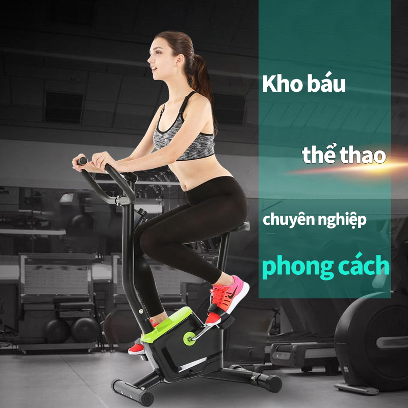Xe đạp tập thể dục air bike Máy đạp xe thể dục trong nhà.Xe đạp tập gia đình，Máy đạp xe giảm cân, giảm mỡ đa chức năng phù hợp với mọi gia đìnhđối tượng trong
