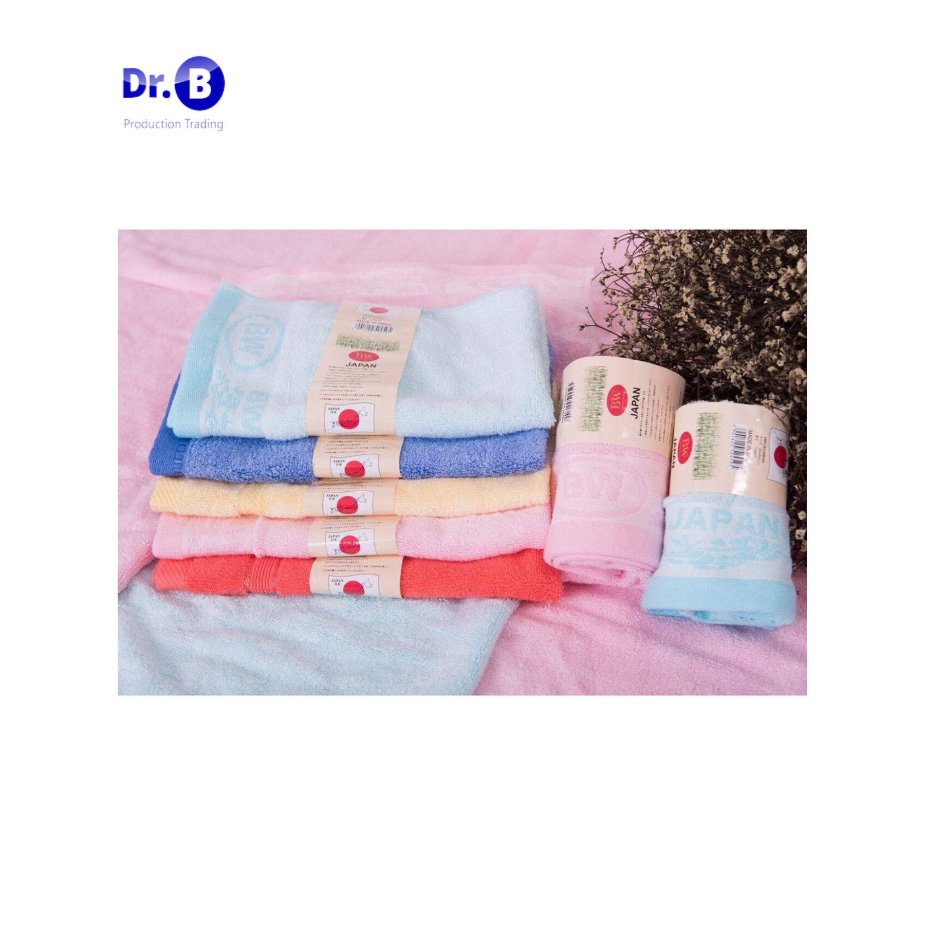 Khăn mặt của nhật bw cotton 100%