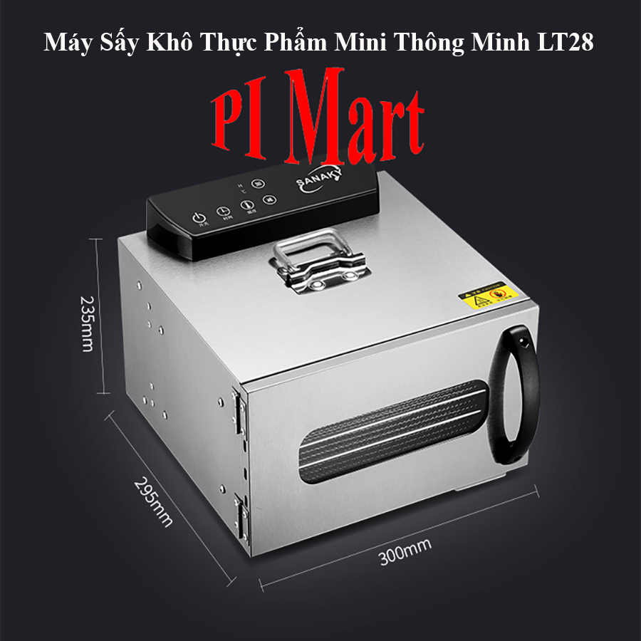 Máy sấy thực phẩm mini SANAKY LT28, sấy hoa quả, sấy nông sản, sấy thịt khô dành cho hộ gia đình