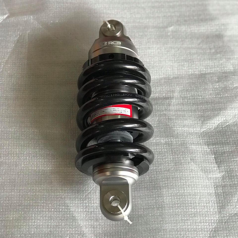 Phuộc sau rcb mẫu e2 gắn exciter 150 đen