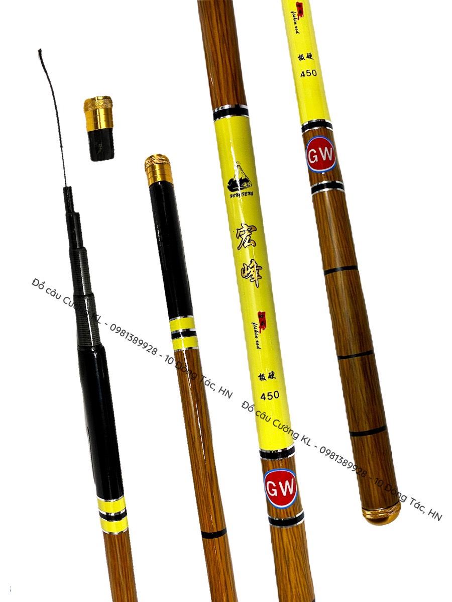 Cần câu tay đốt trung đốt trúc 70cm