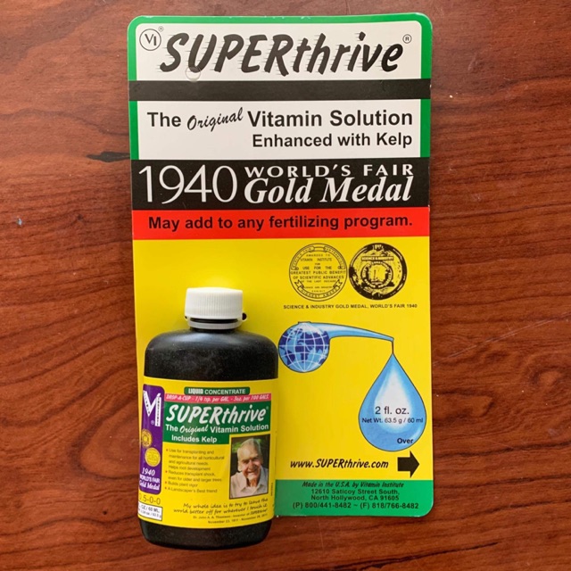 Thuốc kích thích tăng trưởng SuperThrive 60ml bảo đảm chất lượng 100%
