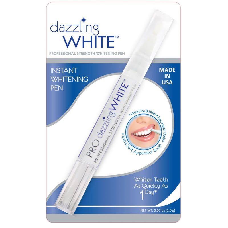 Bút tẩy trắng răng dazzing white giúp hàm răng trắng nhanh chóng sau lần đầu sử dụng giúp bạn có được một hàm răng trắng, khỏe