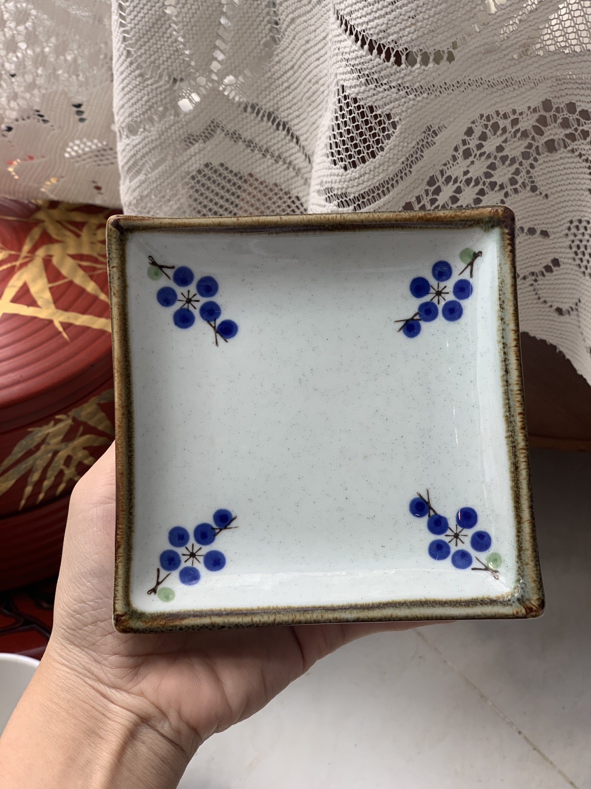 Dĩa gốm sứ nhật bản đồng giá 30k