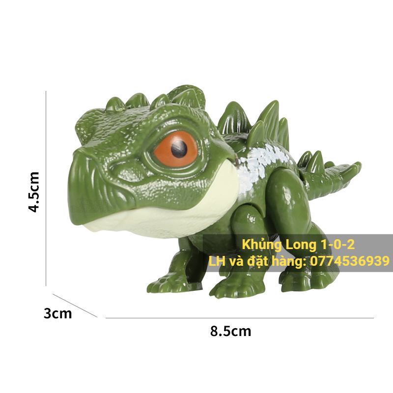 Khủng Long Cắn Ngón Tay Trọn Bộ 43 Mẫu Mô Hình Bằng Nhựa Hàm Có Lò Xo Vui Nhộn