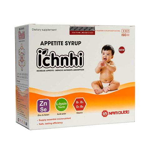 Siro ăn ngon ích nhi dạng ống