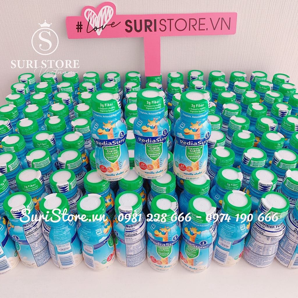 Sữa nước Pediasure Grow & Gain Mỹ vị xơ 237ml