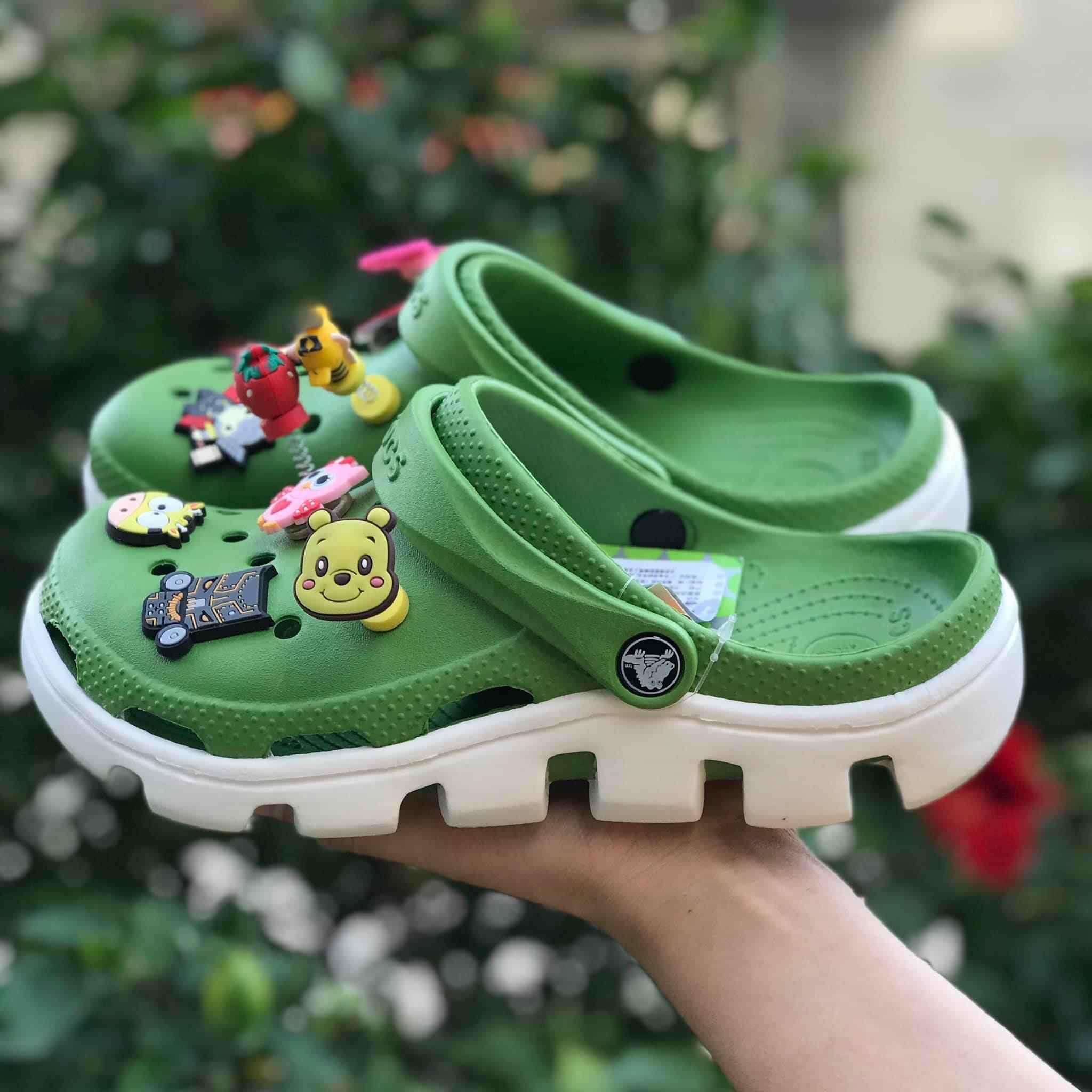 DÉP CROSS Xám Hồng- TRUST - DÉP SỤC  - DÉP CROSS VẢY SƠN XÁM HỒNG - Bền đẹp, giá cả hợp lí