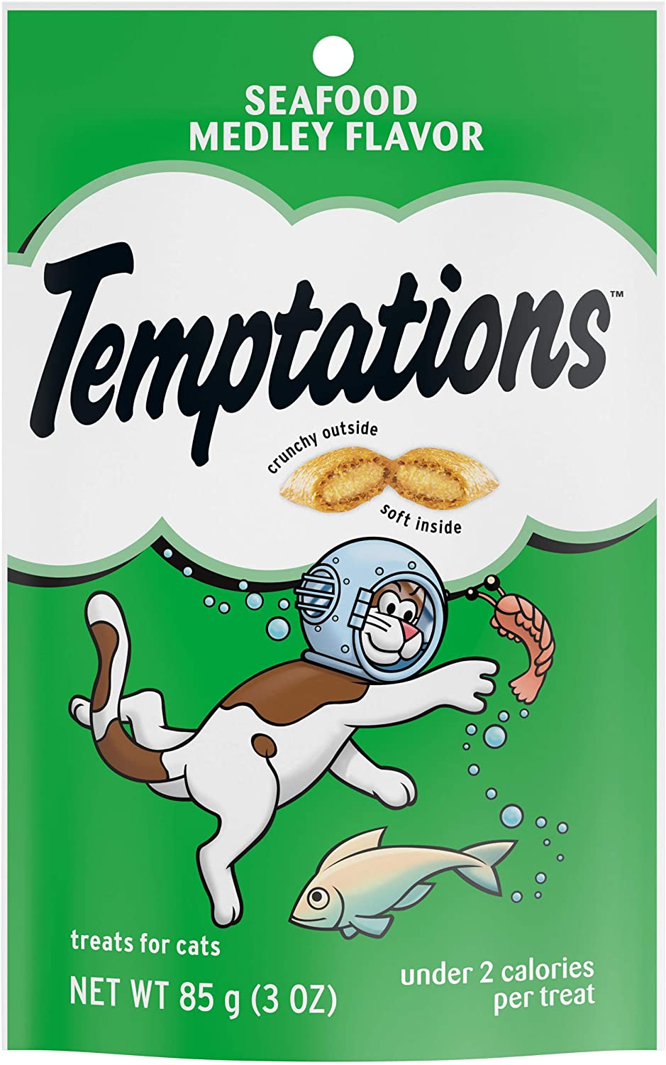 [USA] Bánh thưởng TEMPTATIONS - Seafood Medley Flavor 85gr