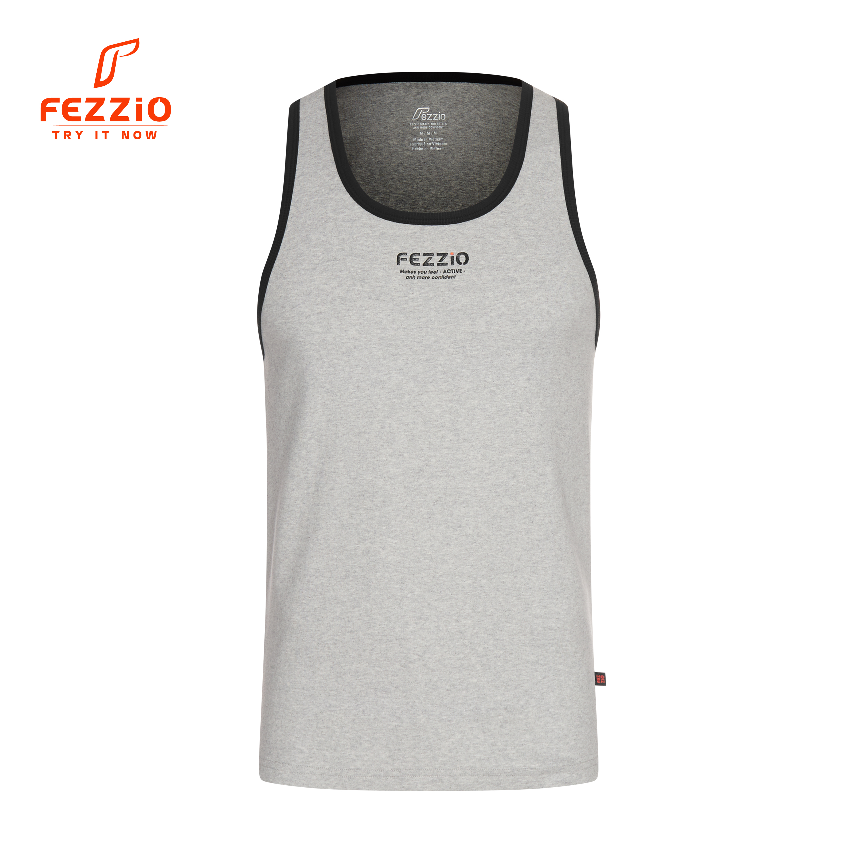 Áo 3 lỗ nam 100% cotton nhập khẩu thương hiệu Fezzio chính hãng