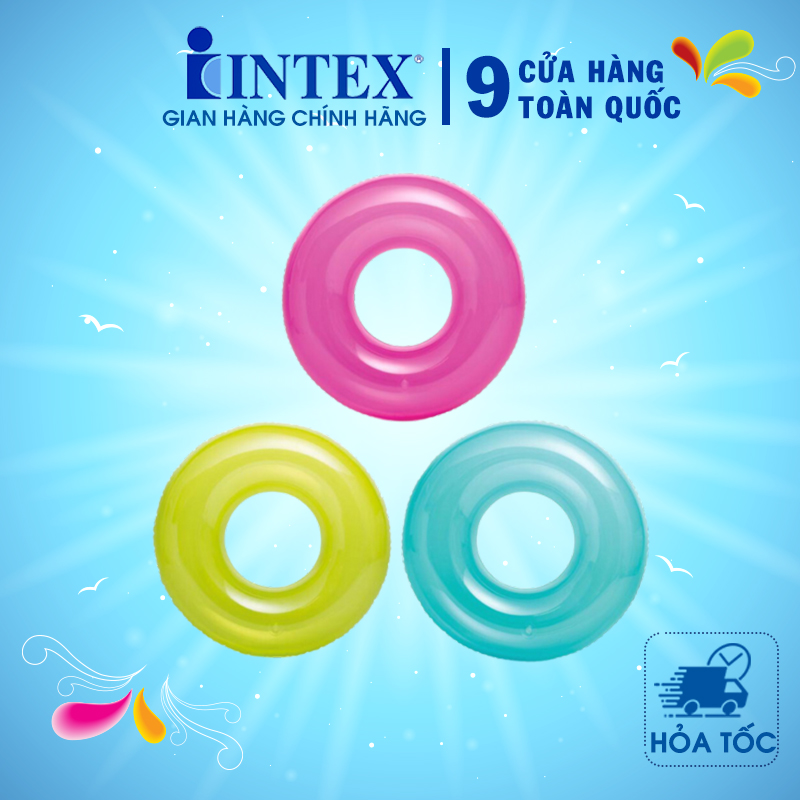 Phao bơi tròn intex 59260 - Phao bơi cho bé, Phao bơi trẻ em, người lớn