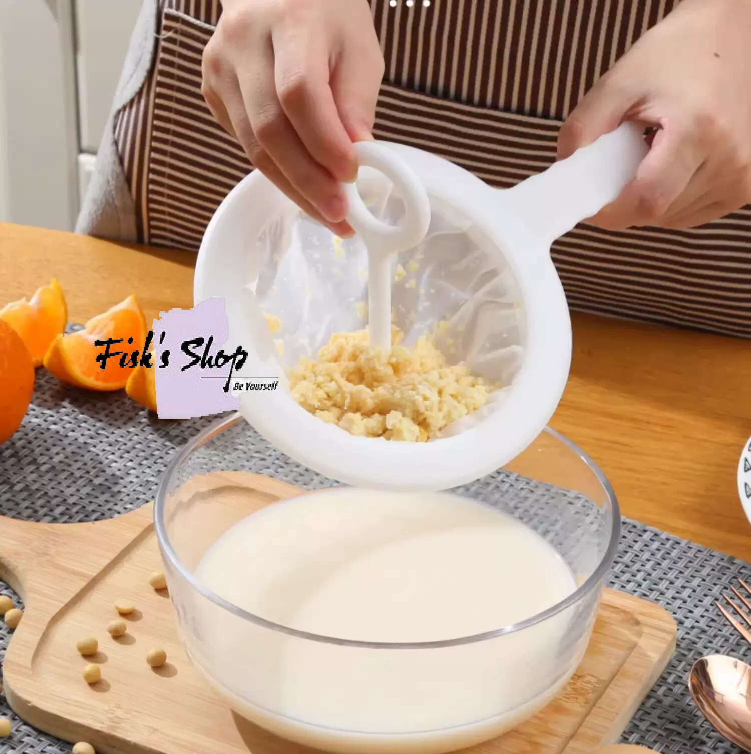 Rây lọc bã trà, bã đậu, cà phê đa năng - Dụng cụ lọc trà, bã đậu, cà phê đa năng kèm túi lọc mịn dễ dàng vệ sinh