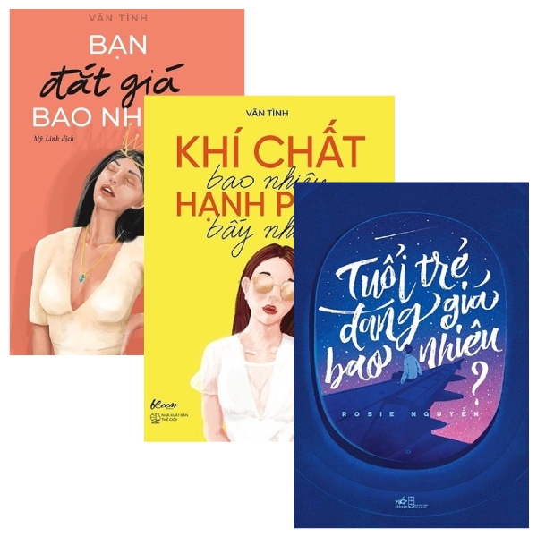 Combo1 Bạn Đắt Giá Bao Nhiêu + Khí Chất Bao Nhiêu Hạnh Phúc Bấy Nhiêu + Tuổi Trẻ Đáng Giá Bao Nhiêu? (Bộ 3 Cuốn)