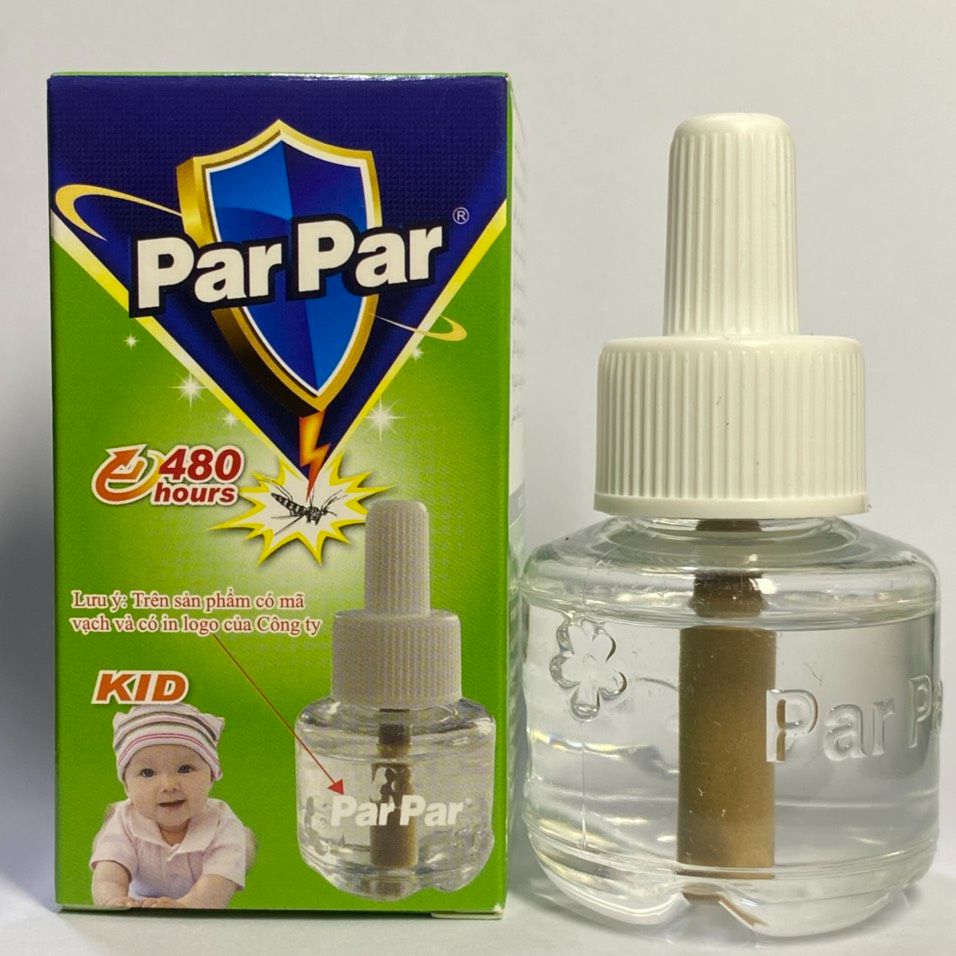 ( LOẠI ĐẸP  )TINH DẦU PARPAR , HACKER VỎ XANH EM BÉ 480H dùng cho các máy đuổi muỗi hiện hành an toàn cho trẻ em không mùi,không độc hại