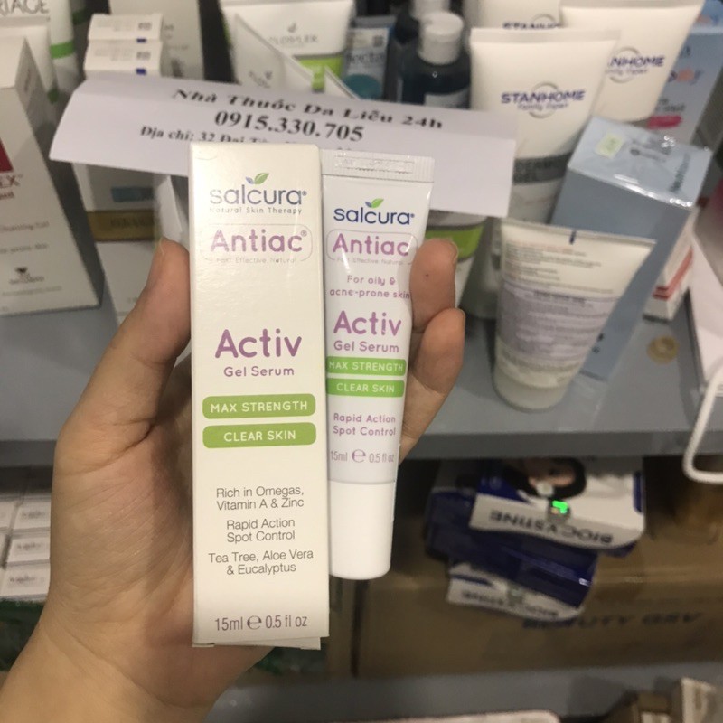 Antiac activ gel serum dưỡng 15ml