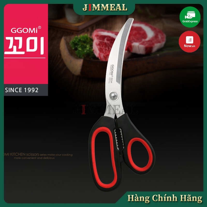 [Chính Hãng] Kéo Cắt Thịt Kéo Nhà Bếp Đa Năng Hàn Quốc GGOMI GG165 Cao Cấp