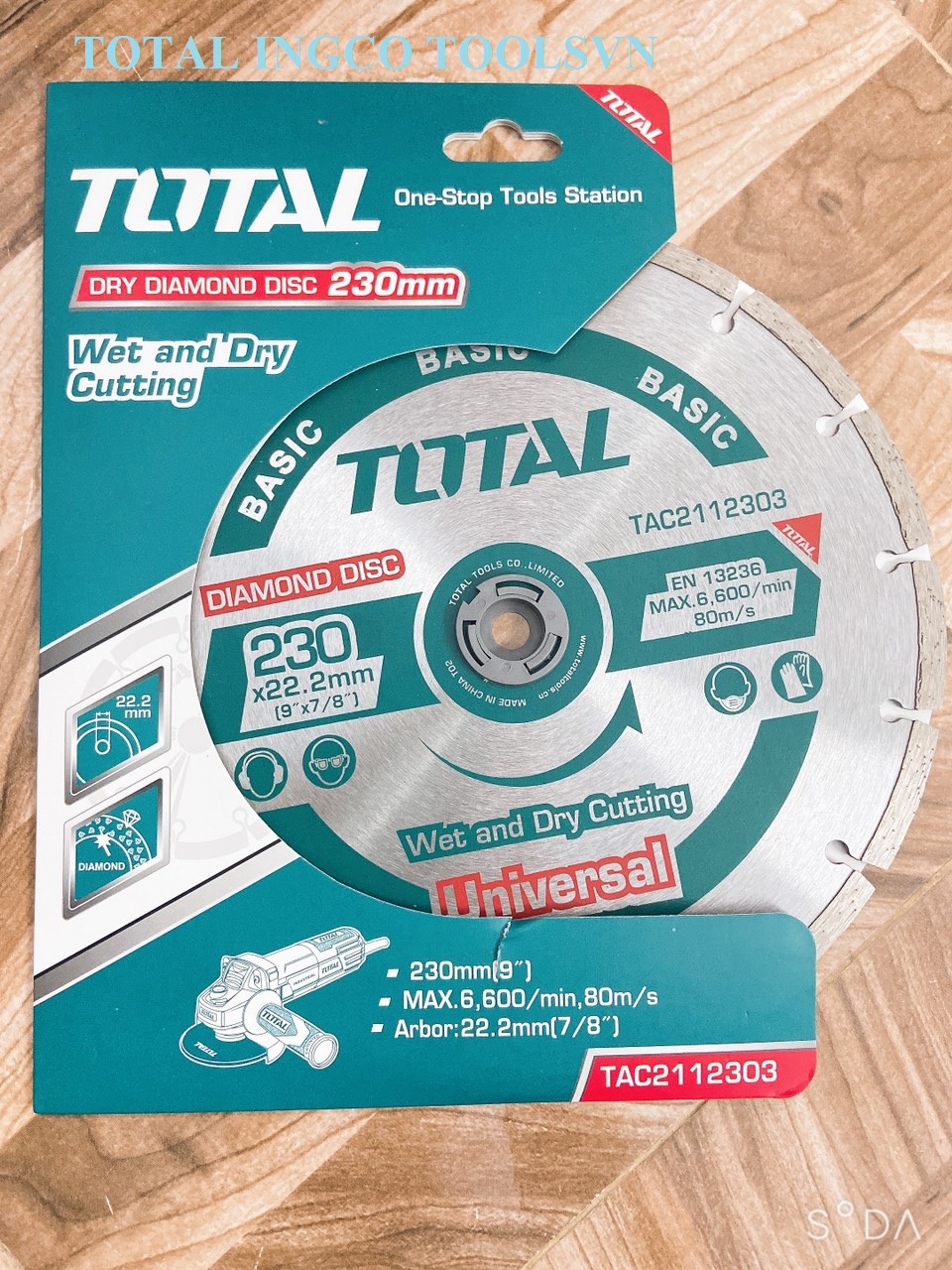 Đĩa cắt gạch hợp kim khô 230x22mm – tac2112303