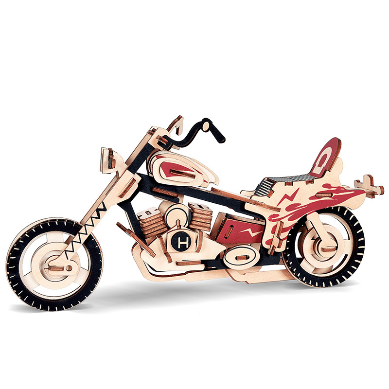 Đồ chơi lắp ráp 3D gỗ mô hình Ducati cắt laser