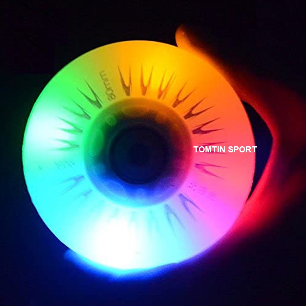 Bánh giày trượt patin phát sáng đèn led - Combo 2 bánh size 64, 68, 70, 72, 76, 80mm trượt mượt và êm TOMTIN SPORT