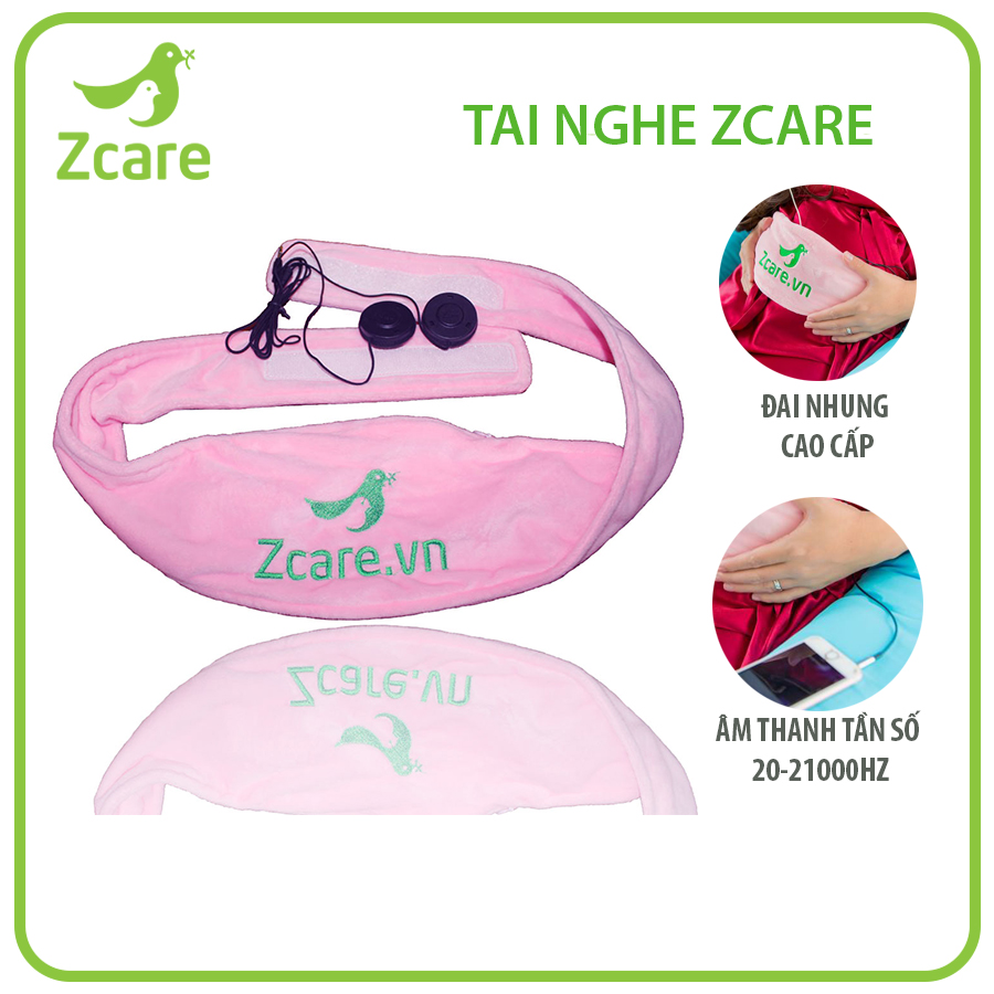 TAI NGHE BẦU kèm NHẠC THAI GIÁO CHUẨN ( theo từng giai đoạn thai kì) trong apps trên điện thoại - Tai nghe nhạc cho bà bầu Zcare