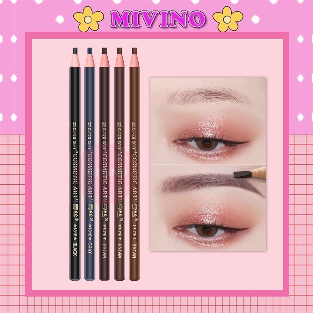 Chì kẻ mày Mivino chì xé kẻ mày lên màu đẹp mịn đều từng nét lâu trôi KM01