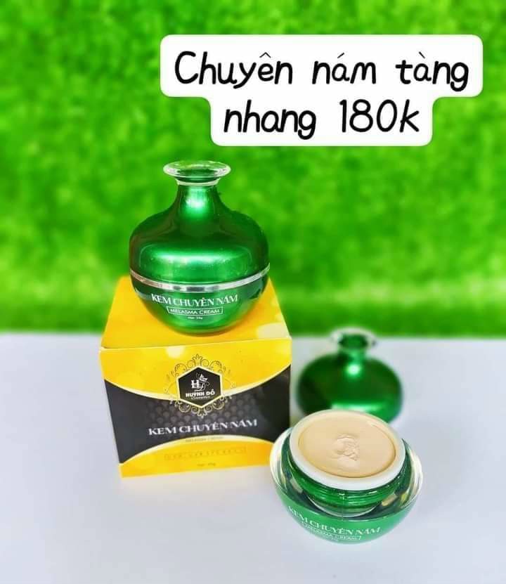 Kem dưỡng ẩm da mặt chuyên nám Huỳnh Đỗ 25gr làm giảm thâm nám, tàn nhang, phục hồi da hư tổn, trẻ hóa làn da cho làn da trở nên mịn màng