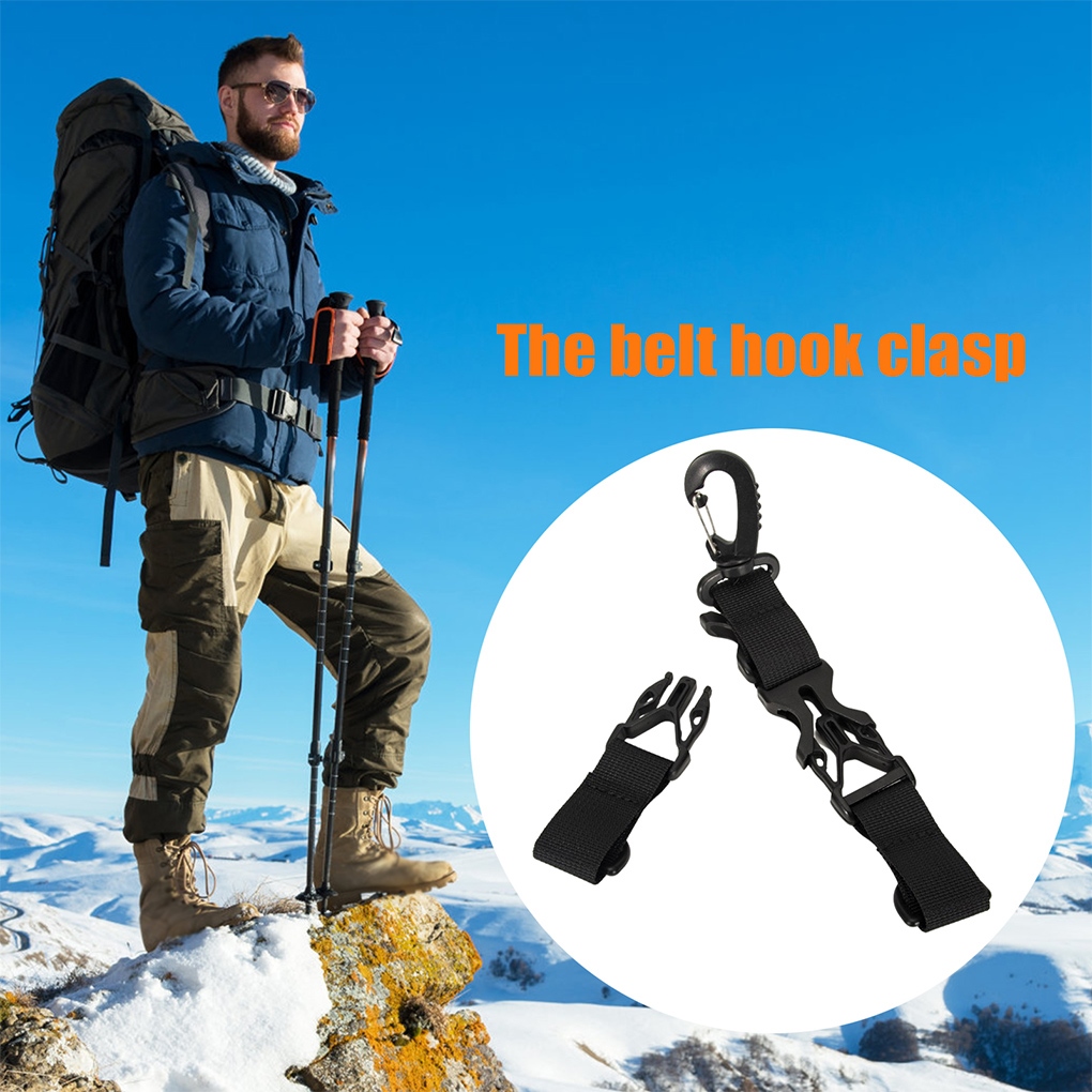 CW Backpack Strap Climbing Harness Release Buckle Clamp Detachable Camp