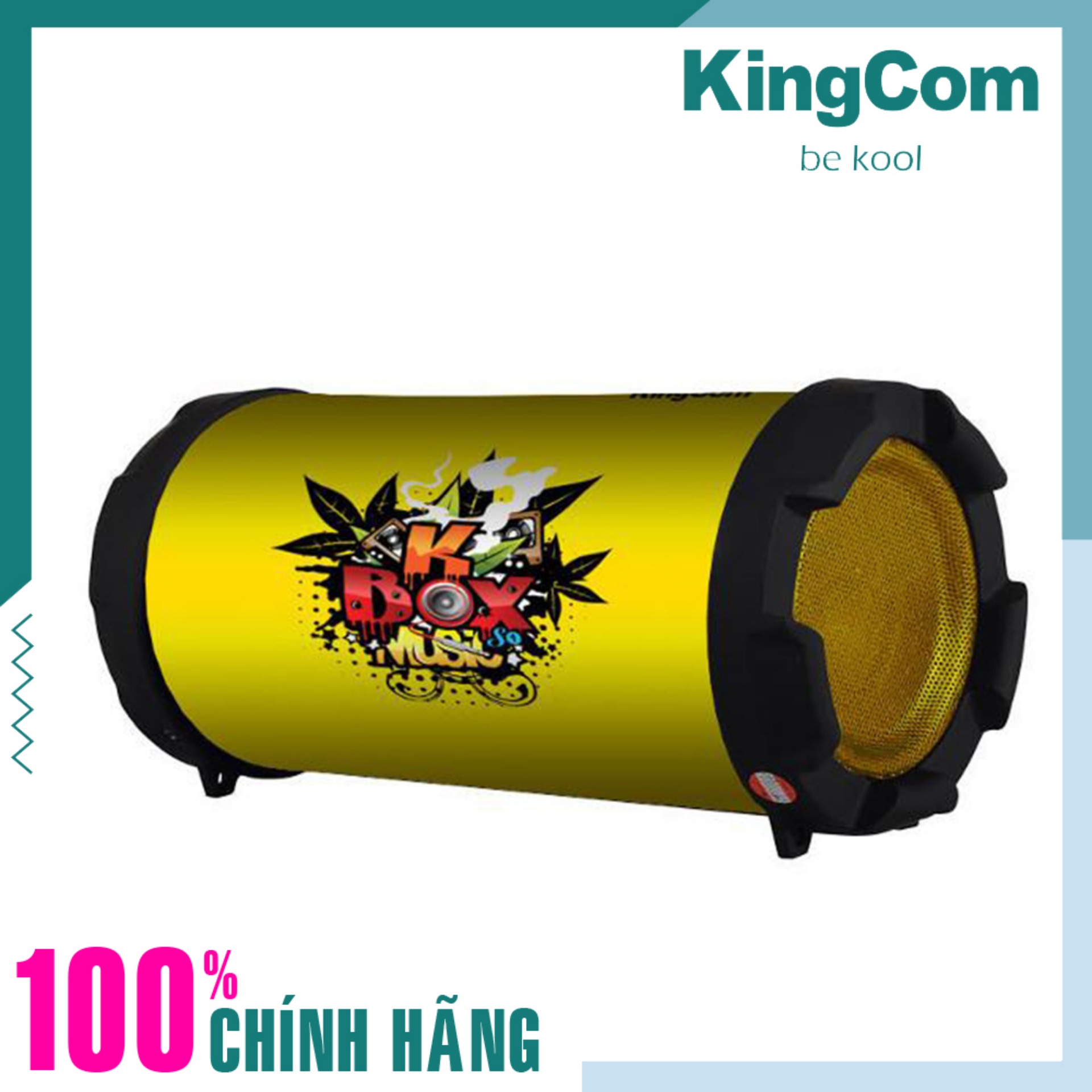 Loa bluetooth kingcom kbox s1, âm bass cực mạnh, thời lượng pin khỏe tới 8 giờ, nhỏ gọn dễ mang bên mình