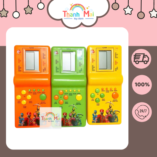 [TẶNG KÈM PIN] MÁY ĐIỆN TỬ CHƠI GAME XẾP GẠCH