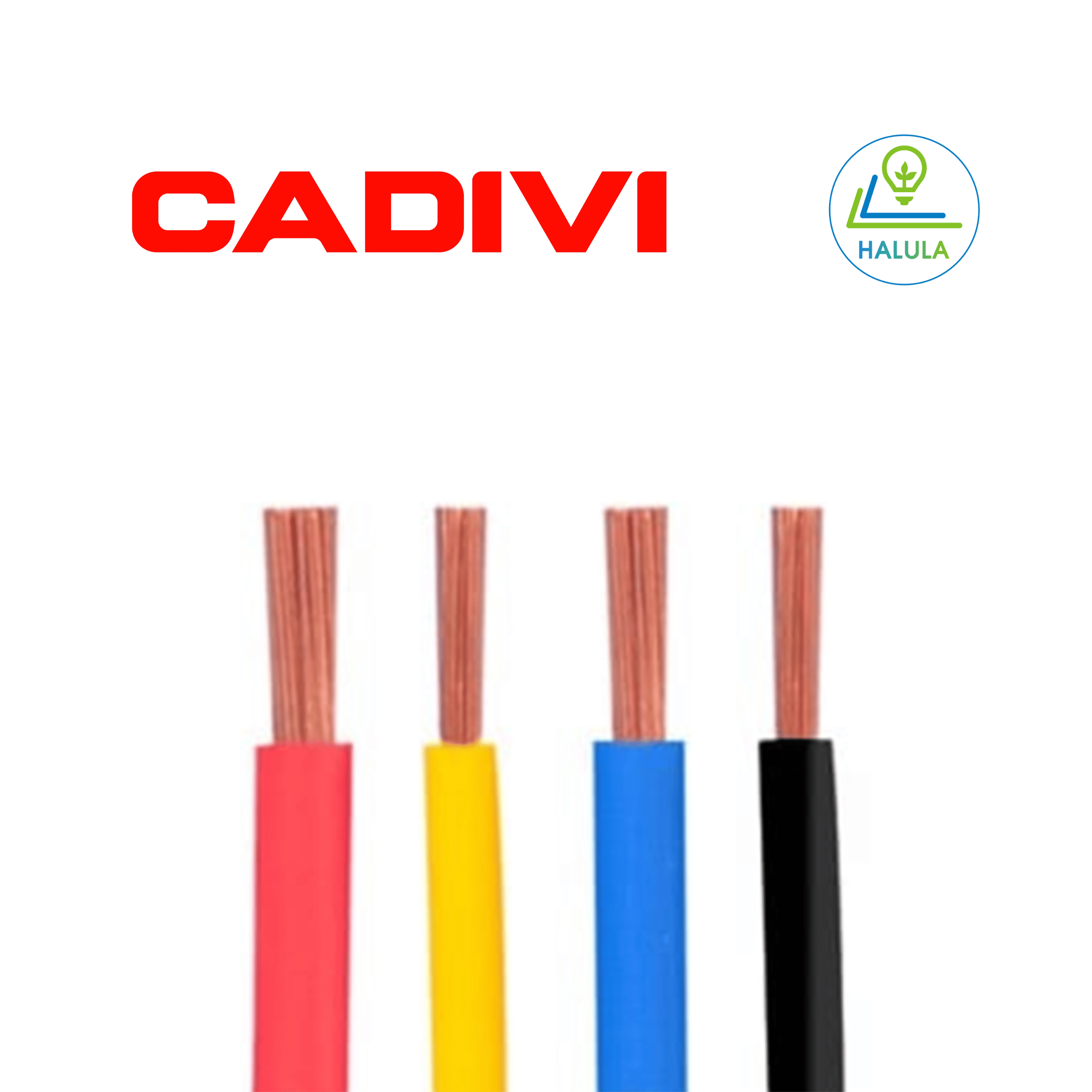 Dây cáp đơn mềm - Dây điện đơn VCm Cadivi lõi nhiều sợi màu ngẫu nhiên