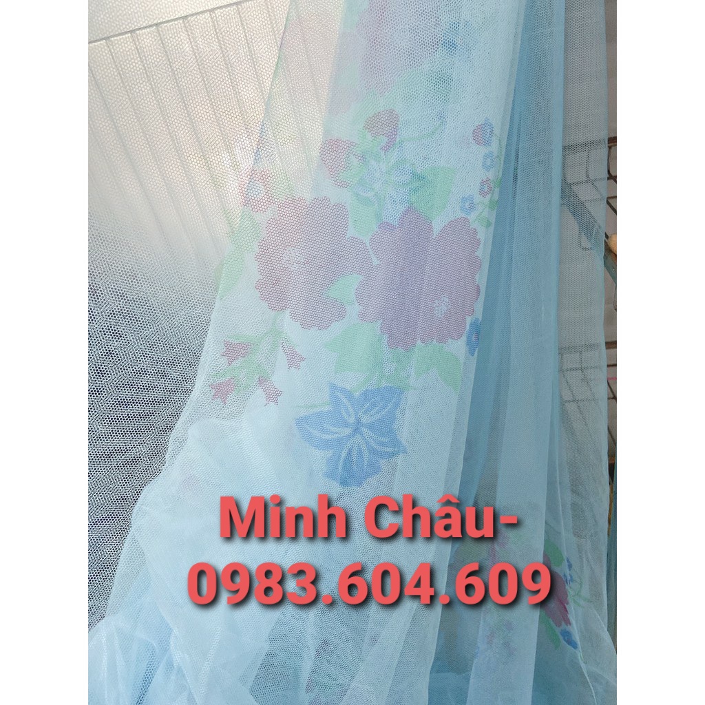 Mùng voal thái ngang 4m [k sướt, ẢNH THẬT, ghép 2 giường]