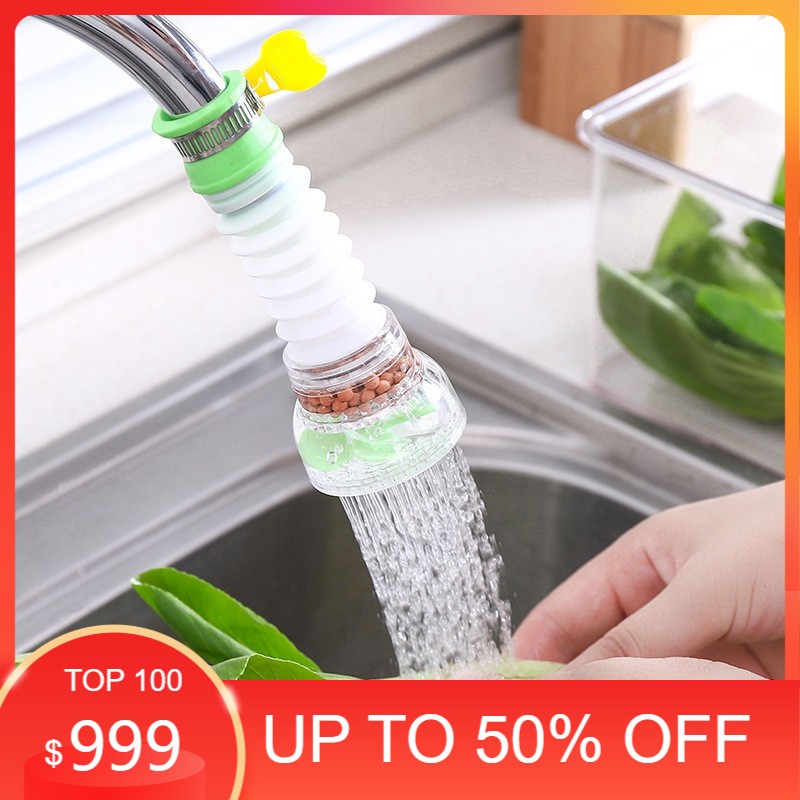 Đầu nối vòi nước bồn rửa chén bát xoay 360 độ, đầu nói vòi phun nước tăng áp đa năng