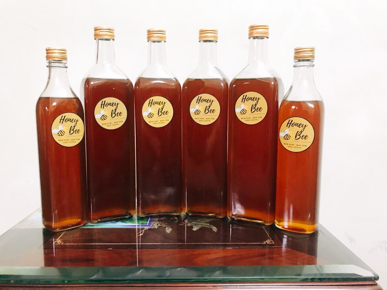 Mật ong rừng Ngọc Linh - Kon Tum (500ml) - Nguyên chất - Chai thủy tinh
