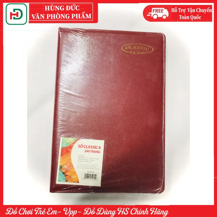 Sổ bìa da c8 240t hải tiến 4740