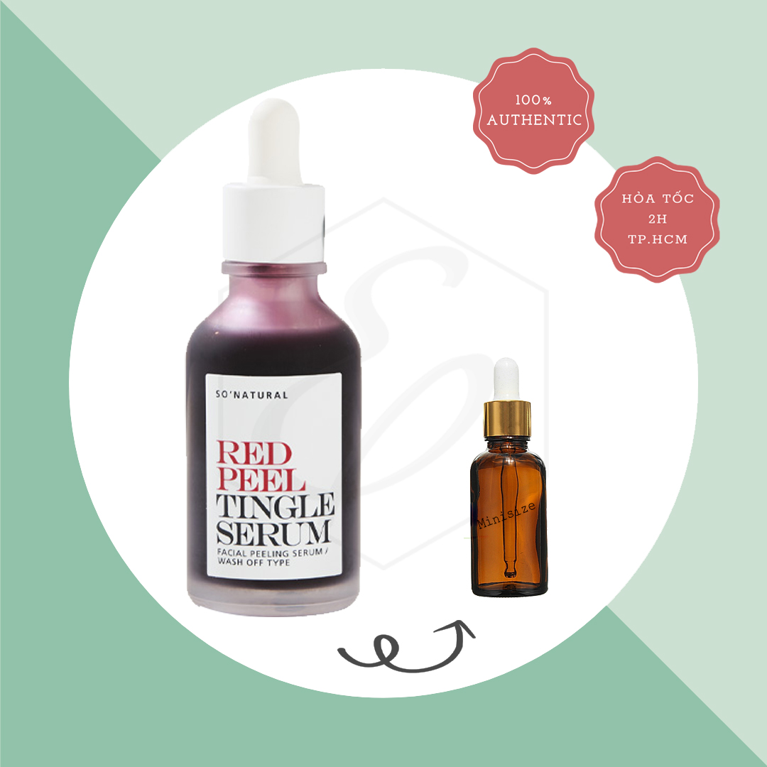 Tinh Chất Tái Tạo Da So'Natural Red Peel Tingle Serum - 35ml