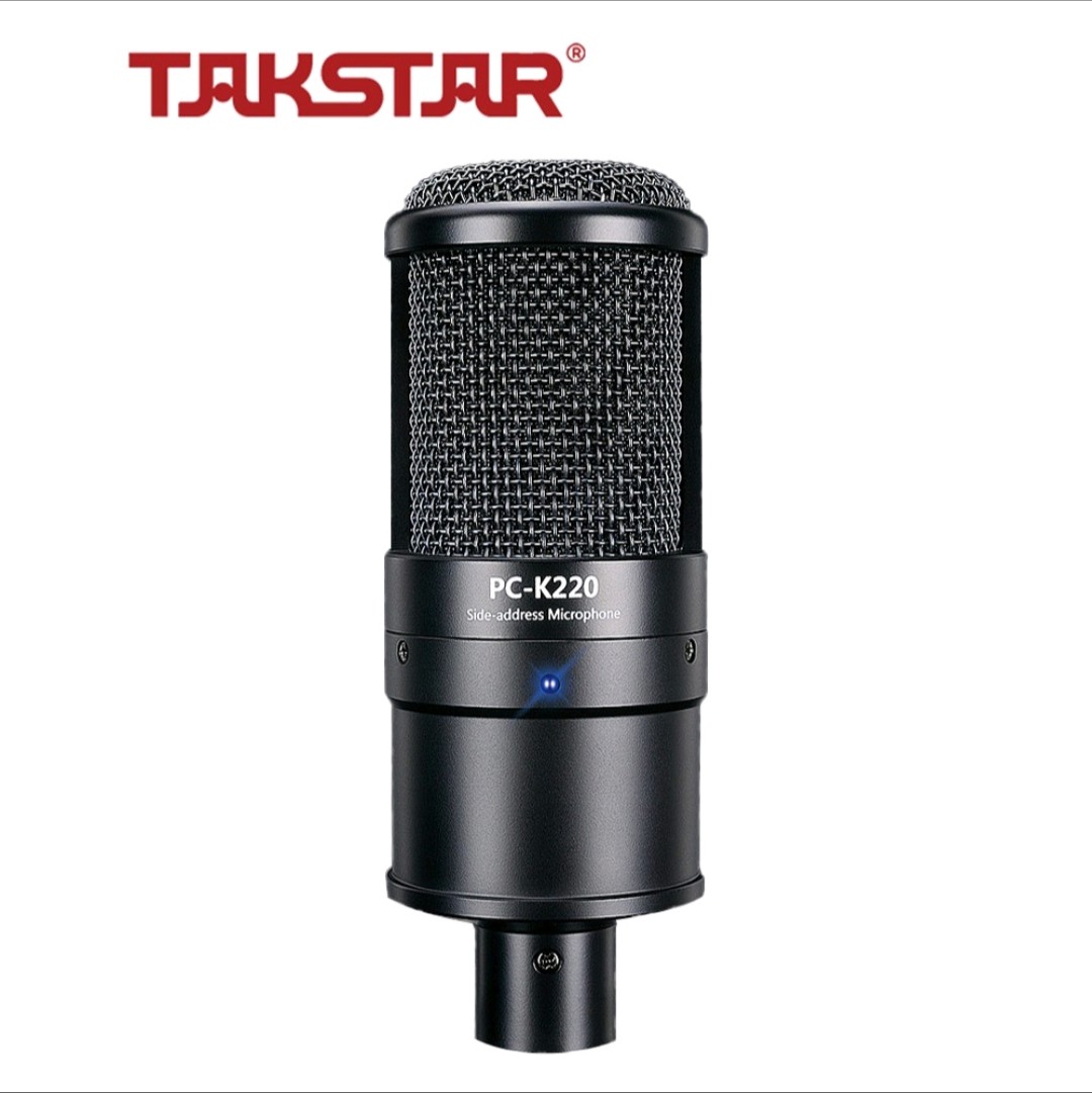 Mic thu âm livestream hát karaoke chuyên nghiệp takstar pc-k220 độ nhạy cao, lọc ồn, chính hãng cao cấp bảo hành 1 năm