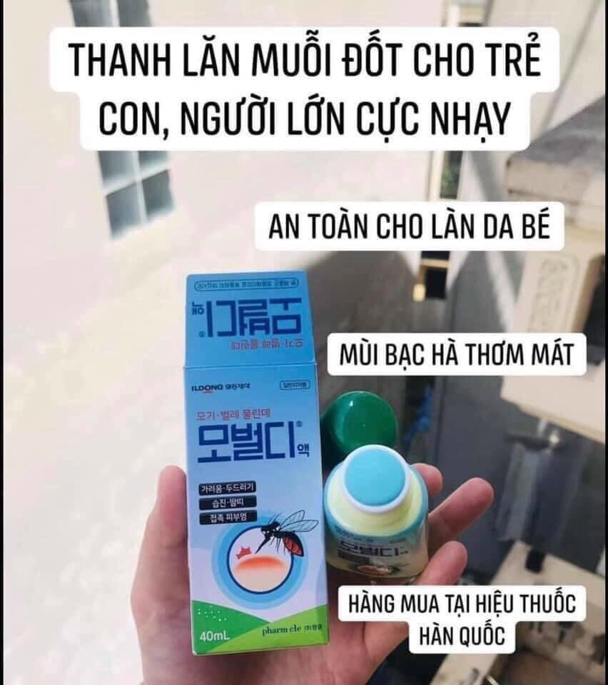 THANH LĂN MUỖI ĐỐT CÔN TRÙNG CẮN ILDONG HÀN QUỐC 40ml
