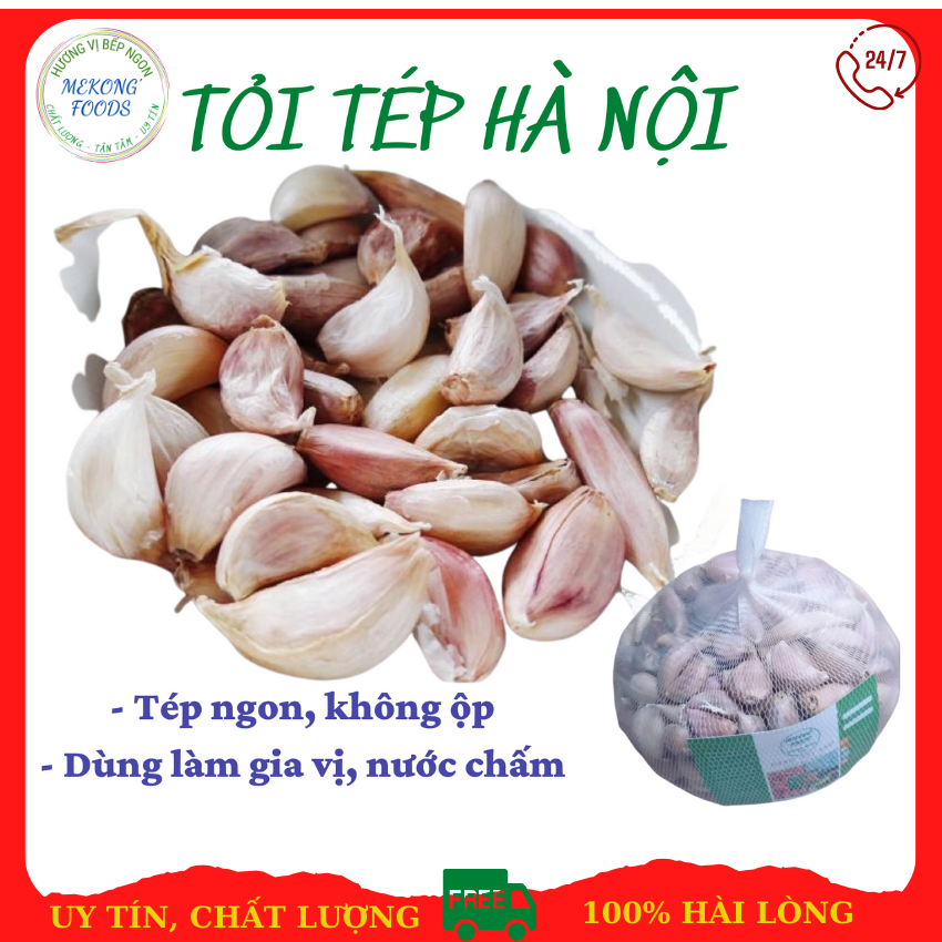 Tỏi tép rời hà nội túi 500gr